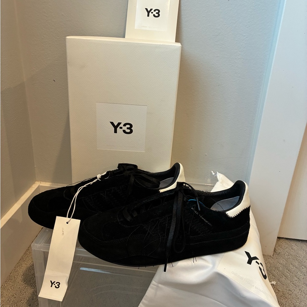 ADIDAS Y-3 GAZELLE Yohji Yamamoto Black Sashiko Suede FZ6405 US 6.5 NWTB